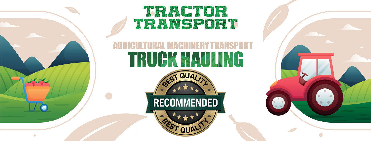 Tractor Transport Thinks Green!  - Sustainable agricultural