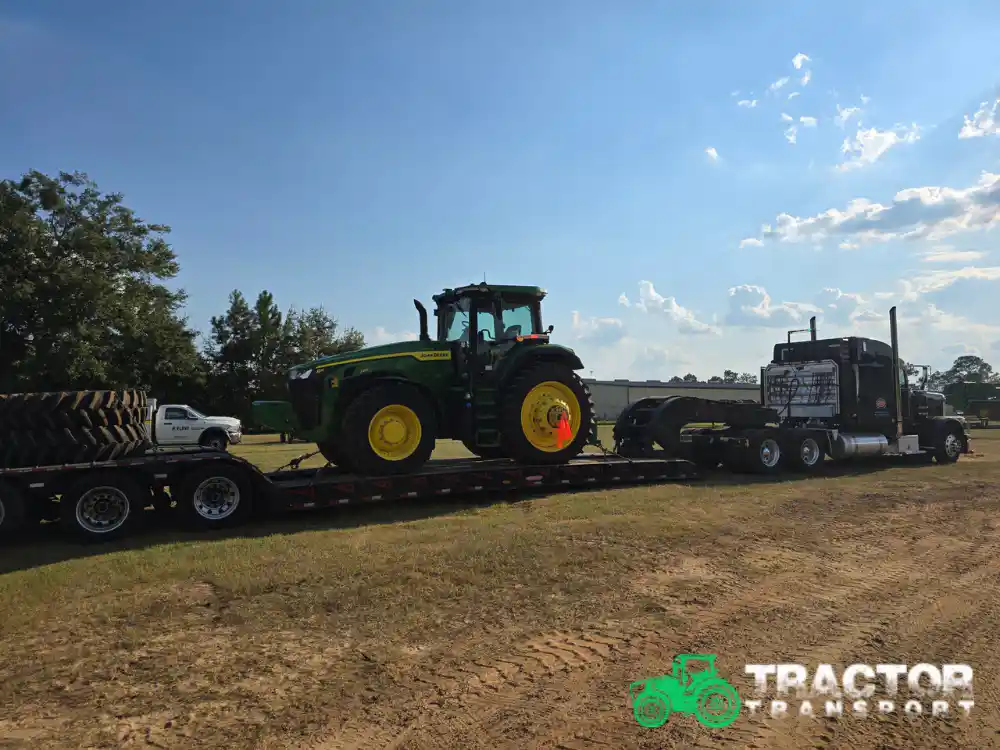 Transporting agricultural equipment through Lincoln, NE