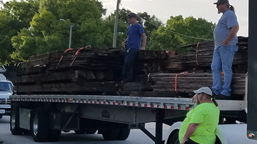 Shipping Lumber to its New Location
