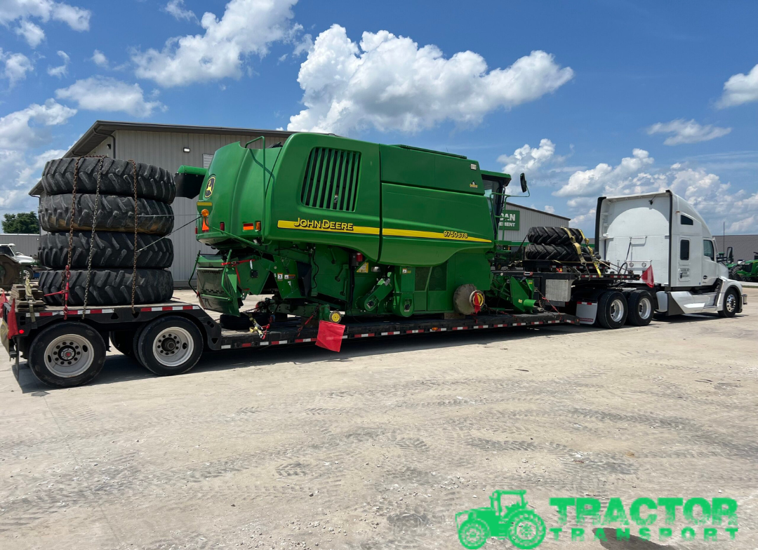 Shipping a 2001 John Deere 9750 Combine.