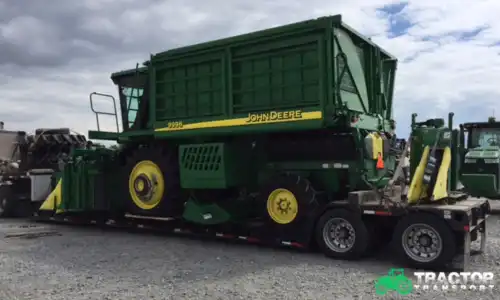 Transporting a john deere tractor