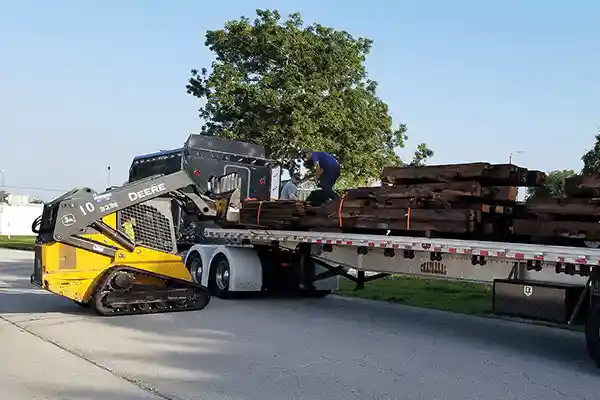 transporting lumber